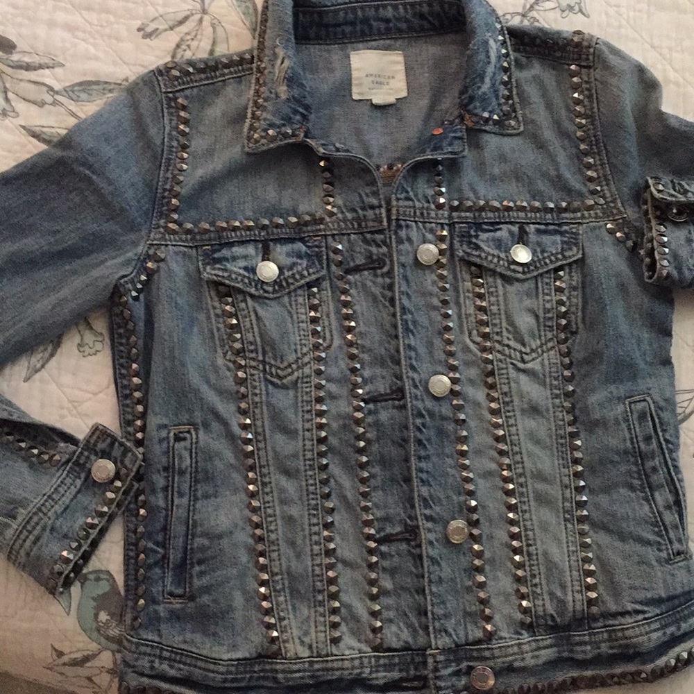 AE Denim studded jacket